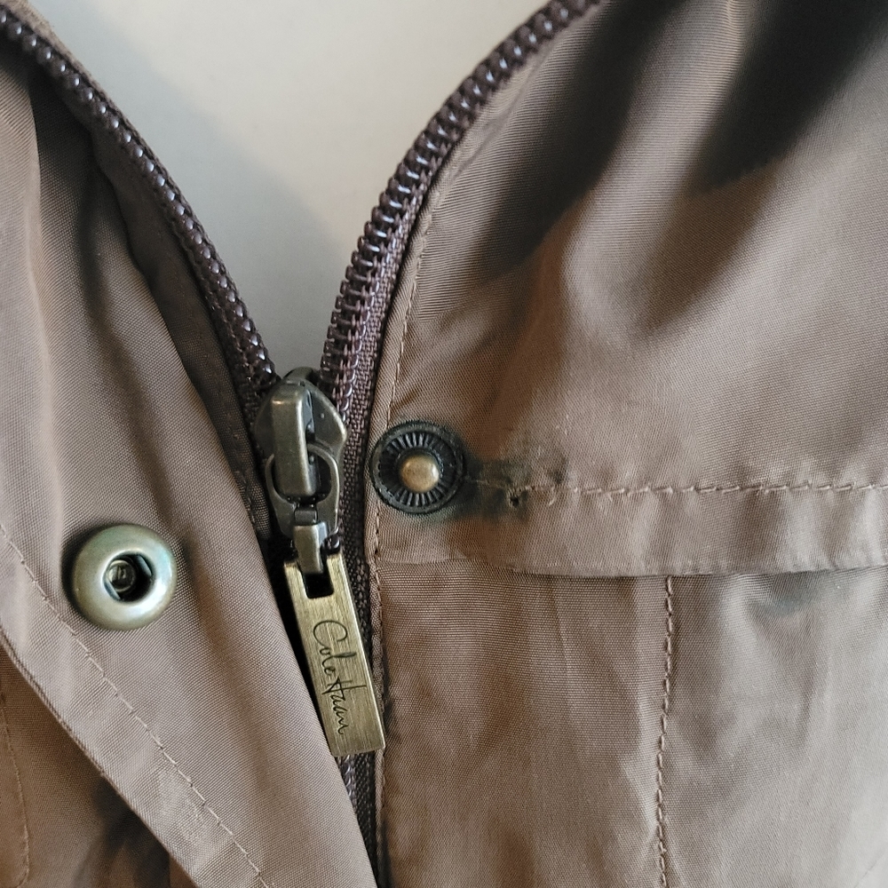 Cole Haan Women's Parka Size Medium Bronze - Picture 7 of 15